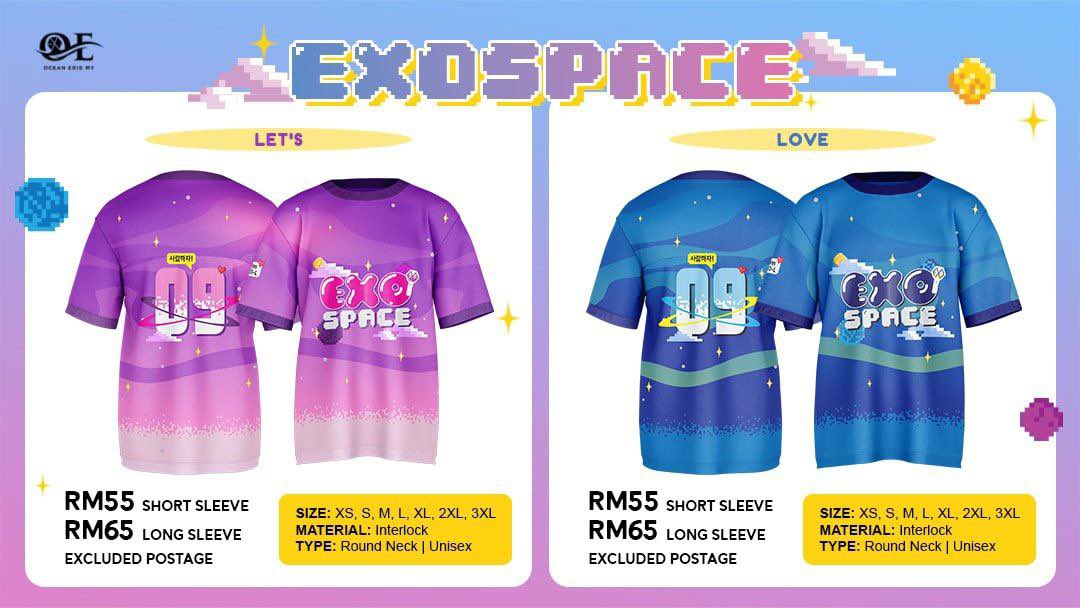 oceanerismy's tweet photo. Anyone would like to buy #EXOSPACE short sleeve jersey, size 5XL ? Only Rm55 including postage. https://t.co/QIIes4aOW5