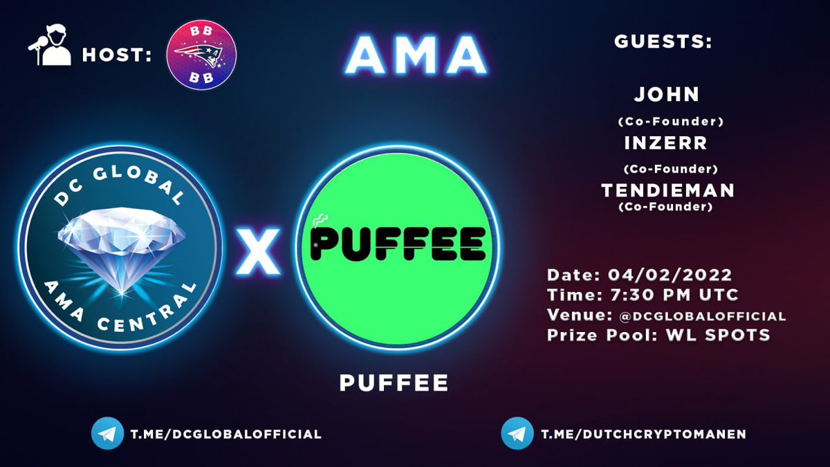 DCryptomanen's tweet photo. ⚡️AMA ANNOUNCEMENT⚡️

🚬🚭🚬 PUFFEE 🚬🚭🚬

What is PUFFEE about❓

PUFFEE is the first ever tokenized vape company🤩. Changing the vape industry through cryptocurrency PUFFEE Token takes aim at the already massive Disposable Vapes industry which is continuing to grow rapidly. https://t.co/61gtAmRZb7