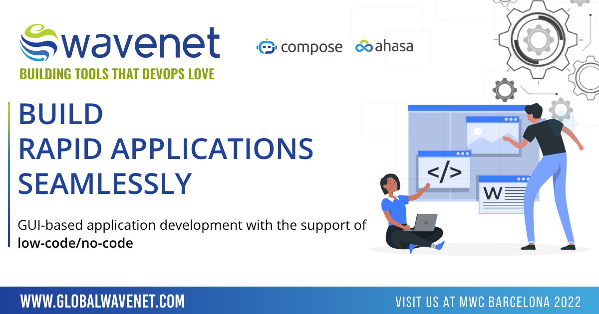 WaveNET_Intl's tweet image. GUI-based application development with the support of low-code/no-code.
Learn more : ow.ly/bRcA50HMfm2
#Wavenet #compose #ahasa #devops #MWC22