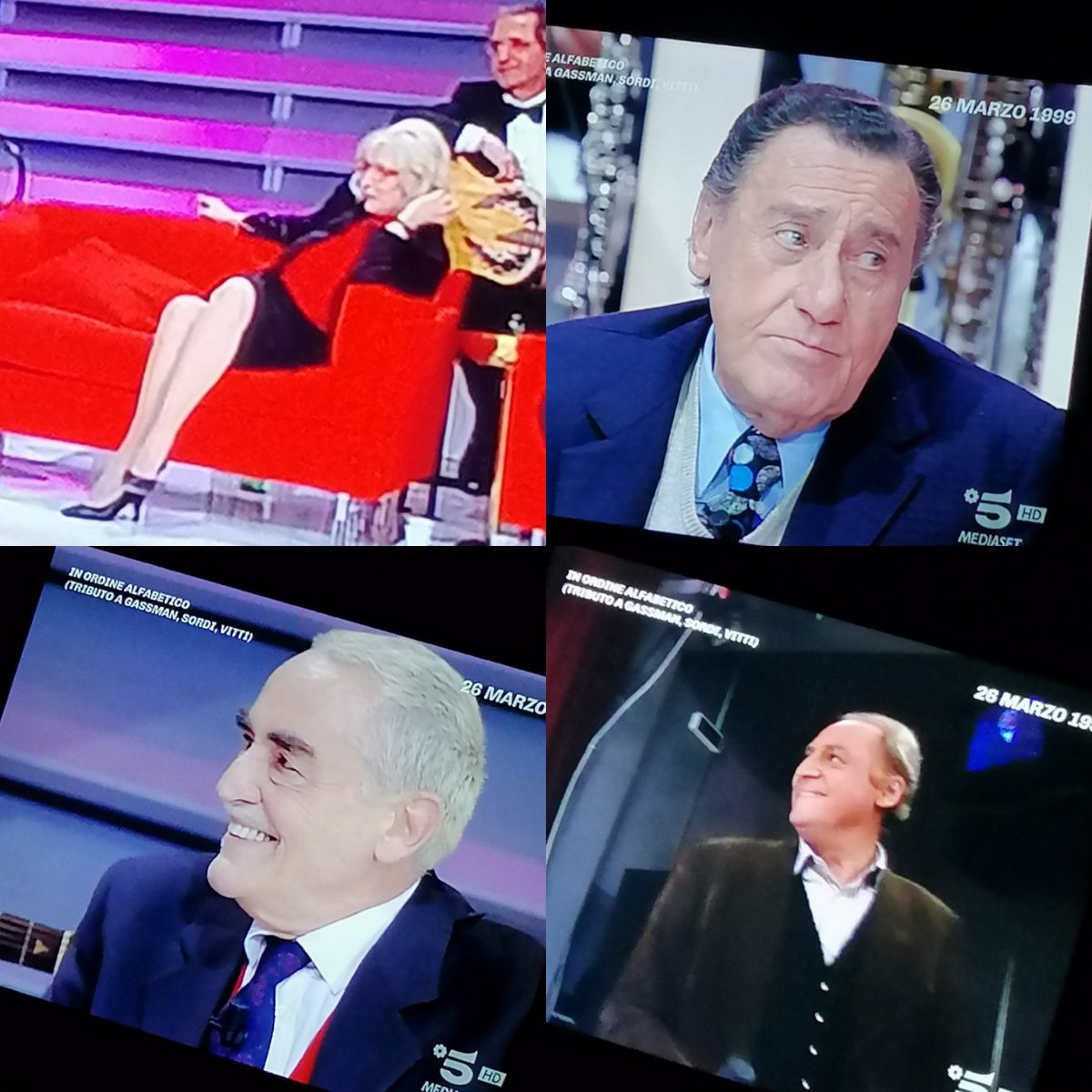 SchiriP's tweet photo. E mentre passa #Sanremo2022 su #Rai1
#MonicaVitti #AlbertoSordi #VittorioGassman #RenzoArbore tutti insieme al #MaurizioCostanzoShow
Che magia e quanta cultura
#Canale5 #MaurizioCostanzo https://t.co/nr59JCBofr