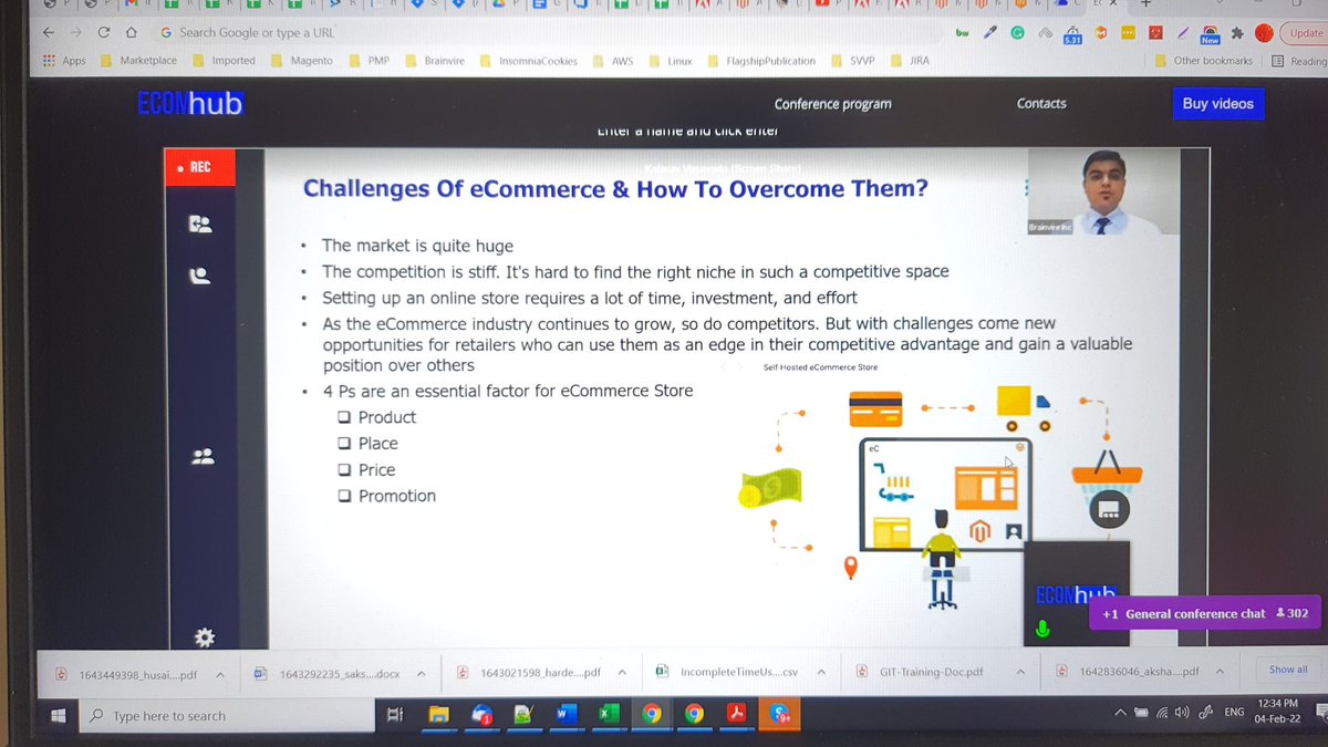 kalaravvasavada's tweet image. Shating Online session #ecommerce #EVENT #ecomhub #russia #Magento #adobe #speaker #MM22IN