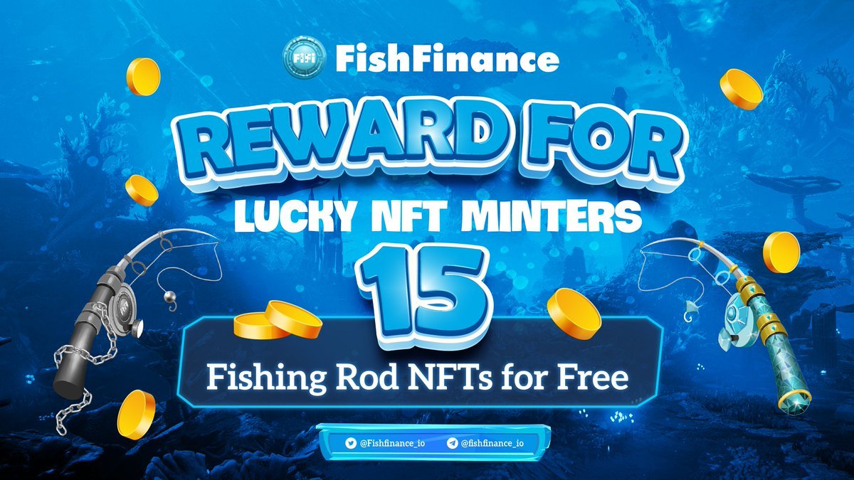 🎁Reward for Lucky #NFT Minters🎁

Rule: The first 15 users to mint rare fish on <a href="/LuckyNetworkWW/">Lucky Network</a> will be given FREE Fishing Rod NFTs. 

How to join:
- Mint now at nft.fishfinance.io 
- Comment below the image of your rare fish
- RT &amp; Tag 3 friends