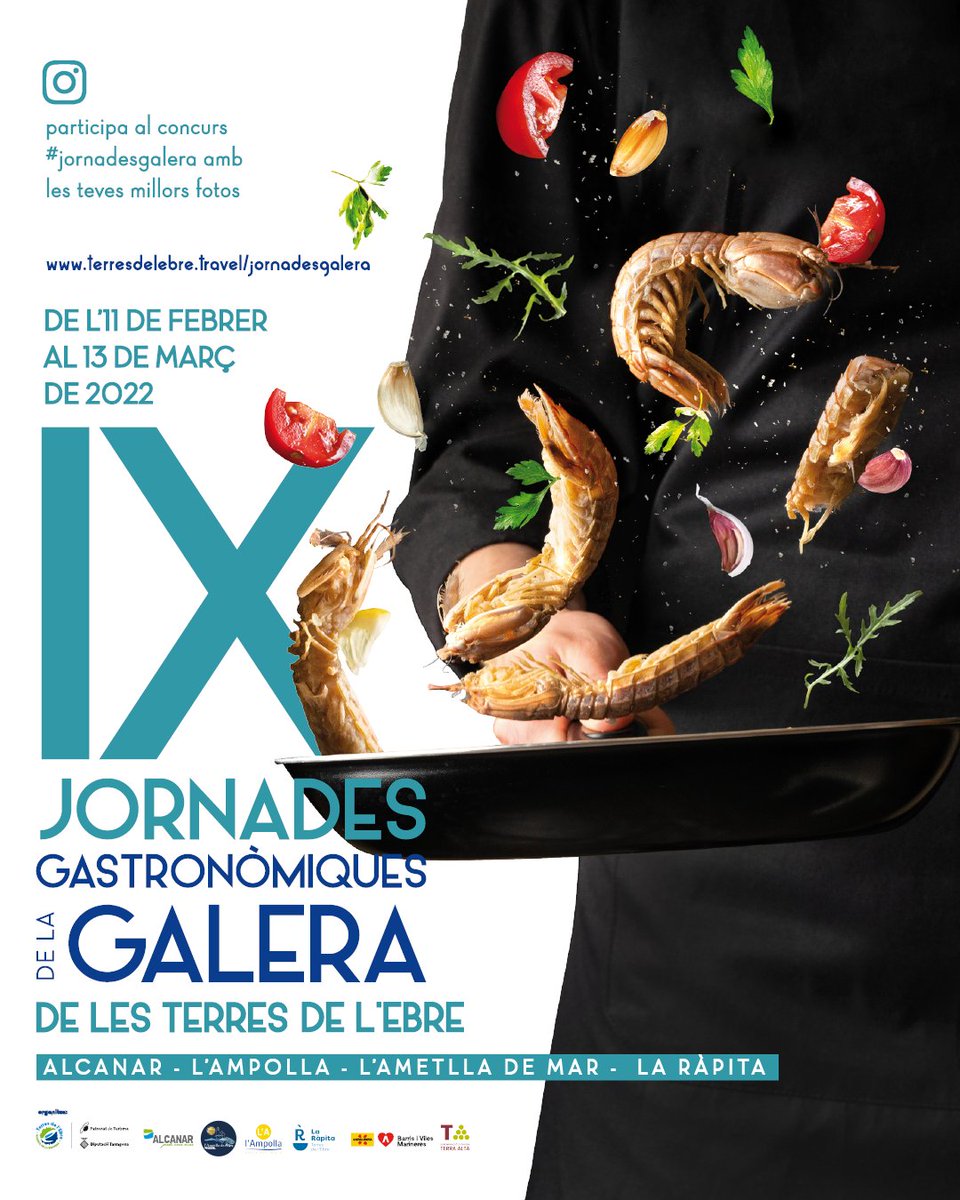🍽️ De l’11 de febrer al 13 de març tornen les Jornades Gastronòmiques de la Galera de les #TerresdelEbre. Restaurants de #lAmetlladeMar, #lAmpolla, #laRàpita i #Alcanar vos ofereixen menús on el deliciós crustaci és el protagonista... i tot maridat amb vins <a href="/doterraalta/">CRDO Terra Alta</a>!