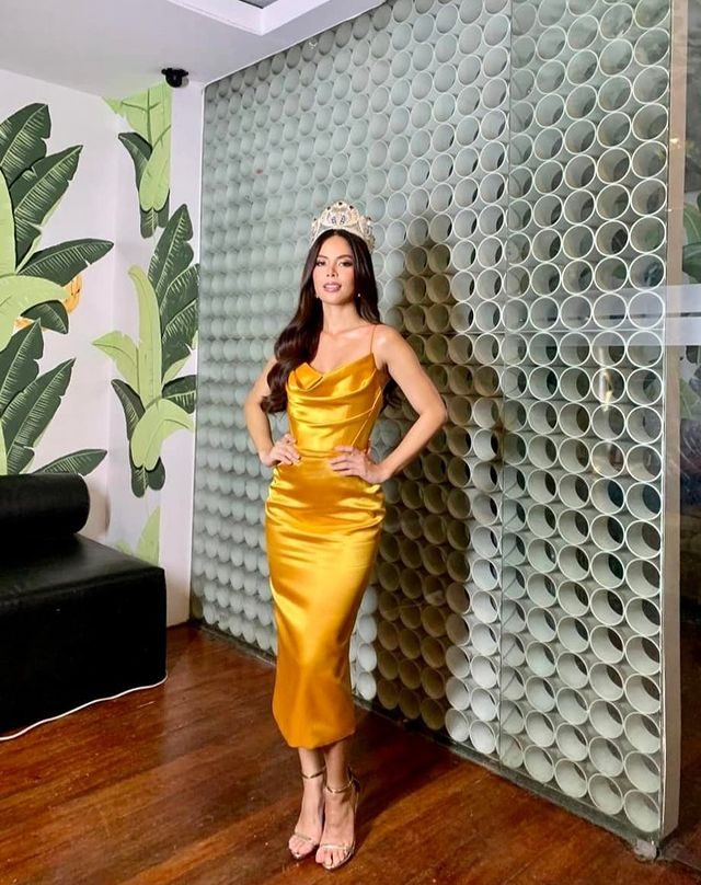 pageant_i's tweet photo. Miss World Philippines 2021, Tracy Maureen Perez in a recent press conference. #MissWorld https://t.co/amTnbi2C5x