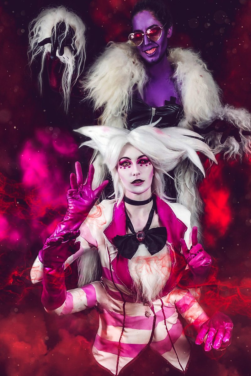 AngelFluffyDust's tweet photo. Time's runnin so fast! 
Found sum pics with ma lovely sweetie as Valentino again ♡ 
Rlly miss these times n hope ta see her again soon💋💖 

Edit by @chaohrem_ ♡

#hazbinhotel  #angeldustcosplay #hazbinhotelcosplay #angeldust #Dragqueen #vivziepop #hazbinhotelvalentino https://t.co/u2ddBXyGpb