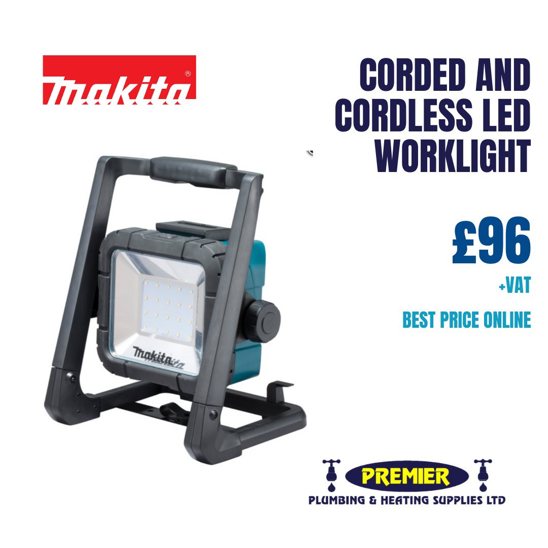 PremierPlumbin1's tweet image. Corded and Cordless LED Worklight 🔦

➡ Get in touch to order yours today! 

#Makita #cordedworklight #cordlessworklight #LEDworklight #worklight #Makitabatteries #PremierPlumbing  #premierplumbing #plumbing #plumbersmerchant #onlineplumbingstore #LEDlight #worksupplies
