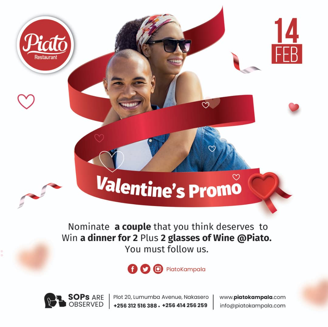 BudoCenturions's tweet photo. For the lovers out there, @piatokampala has something for you. Get your single friends to nominate you, nominate that couple that you believe deserves the dinner for two. My single people, there's still time to kwetega 👼💘 
Use the hashtag #PiatoValentines https://t.co/XHJmJEdWj4