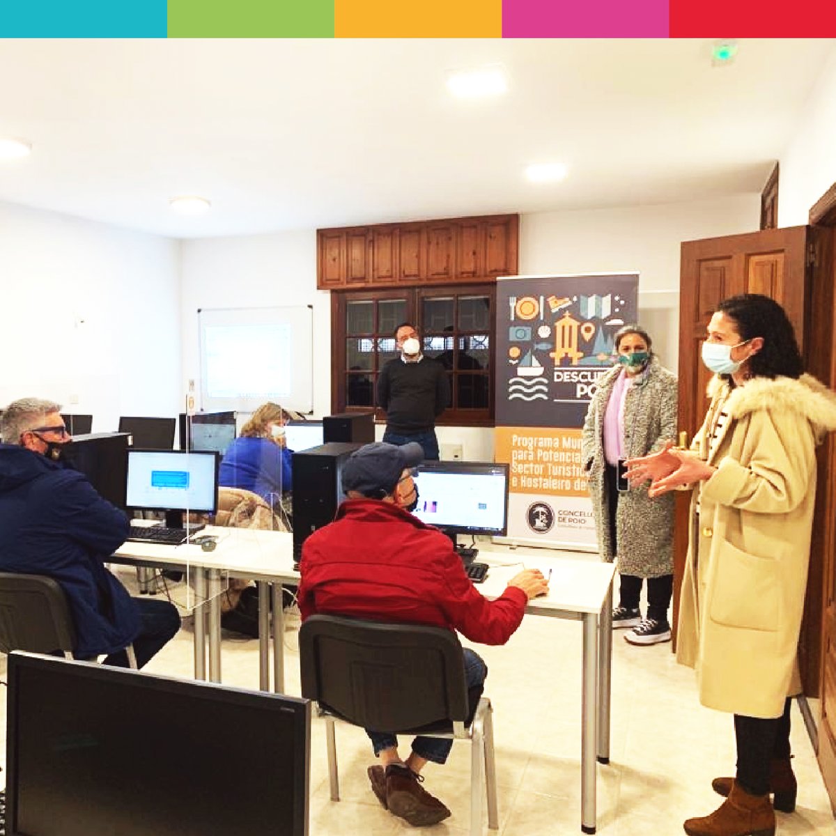 A Concellería de #Turismo, dirixida por Silvia Díaz, avanza da man dos e das profesionais deste sector para a creación do Mapa Turístico de #Poio. 👉 ow.ly/uvoX50HLSAE