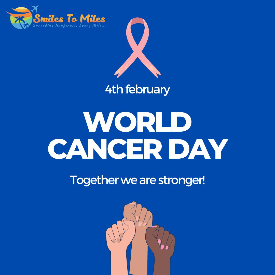 Smilestomilespl's tweet photo. "Enjoy every little thing that life has set for you and fight for the things you want to. Be healthy and inspire others to be healthy to have a cancer-free life."
#smilestomiles #worldcancerday https://t.co/hRRZL8DGbb