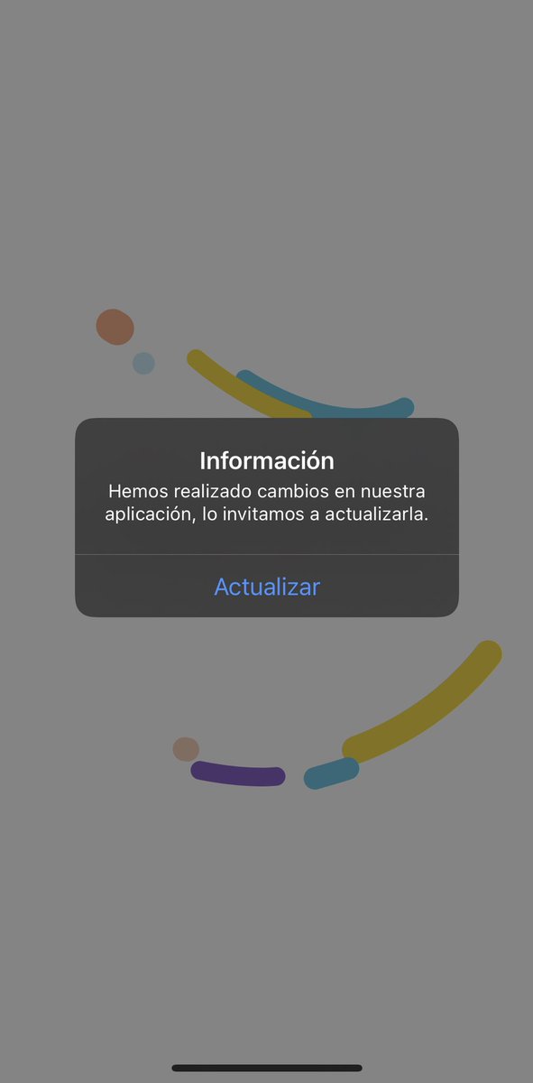 No conozco ninguna otra app que se comporte -> "Me actualiza sí o sí" 

Si lo coge a uno en la calle, sin Wifi.. <a href="/Bancolombia/">Bancolombia</a>