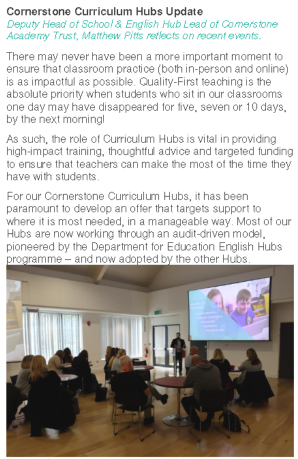 cornerstonematt's tweet photo. Thank you to @SWIFTSouthSWTSA for including some of my reflections on curriculum hubs in their newsletter (https://t.co/pTqoJMYfCN): https://t.co/vB1U6hDAGK