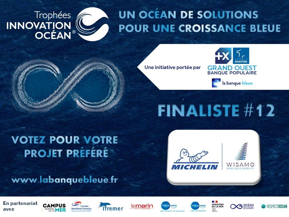 ❤️ 𝐏𝐑𝐈𝐗 𝐂𝐎𝐔𝐏 𝐃𝐄 𝐂𝐎𝐄𝐔𝐑 🏆
WISAMO est une aile gonflable, automatisée se déployant/repliant totalement grâce à un mât télescopique qui s'installe sur tout type de navire.
Votez ici labanquebleue.fr/trophees-innov…
#TIO2022