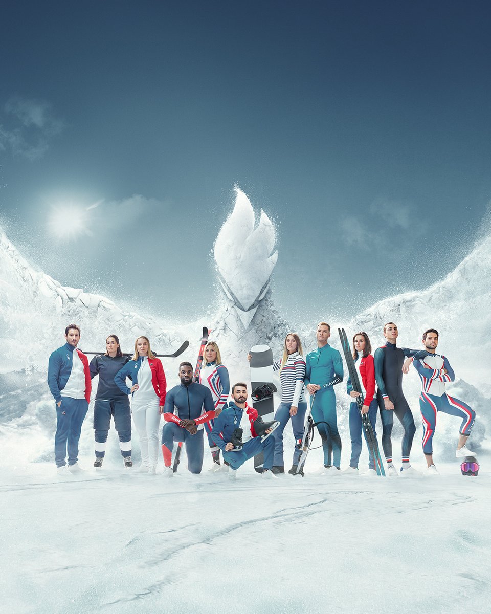 EquipeFRA's tweet photo. Ce matin on se lève avec #LaVictoireEnFace 🇫🇷👊

Les Jeux Olympiques d'hiver de #Pékin2022, c’est aujourd’hui 💥 https://t.co/TsIBnV4dyt