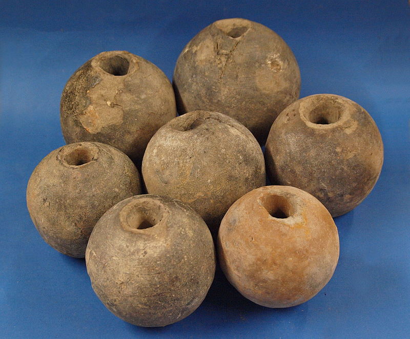 Granadas de cerámica encontradas en Augsburgo