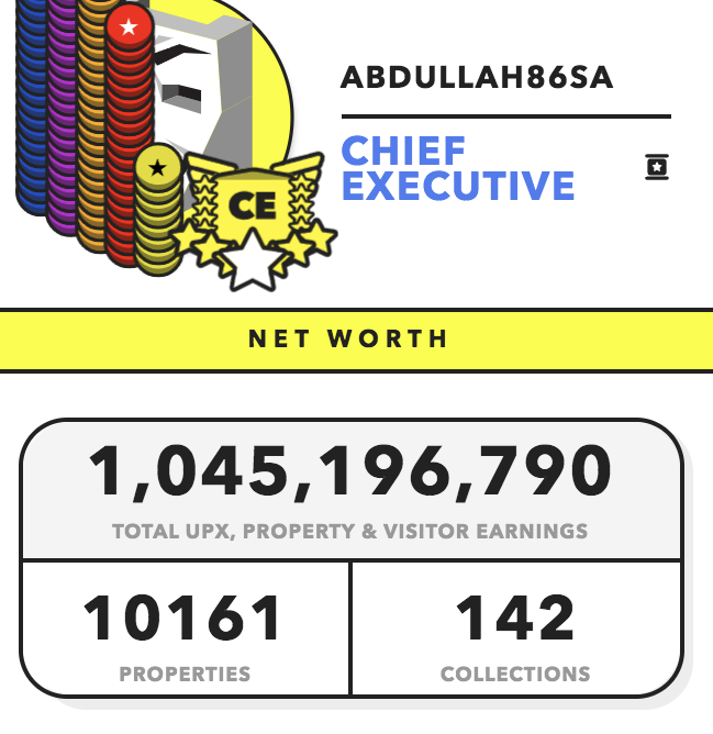 uplandtips's tweet photo. Abdullah86sa is the first UPX billionaire! Congratulations! #Upland https://t.co/aq8Eg0r5b9