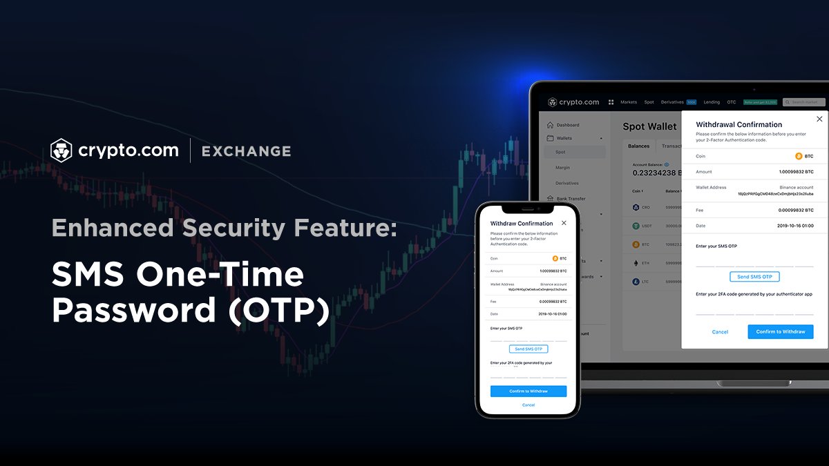 https://t.co/A7lhUEgMLO Exchange introduces an extra layer of security: SMS  One-Time Password (OTP) Authenticate each withdrawal with: 🔒2FA 🔒SMS OTP  🆕 Set Up Now 👉 https://t.co/YFPVg3jWqS Details: https://t.co/aC3kxzrg09
