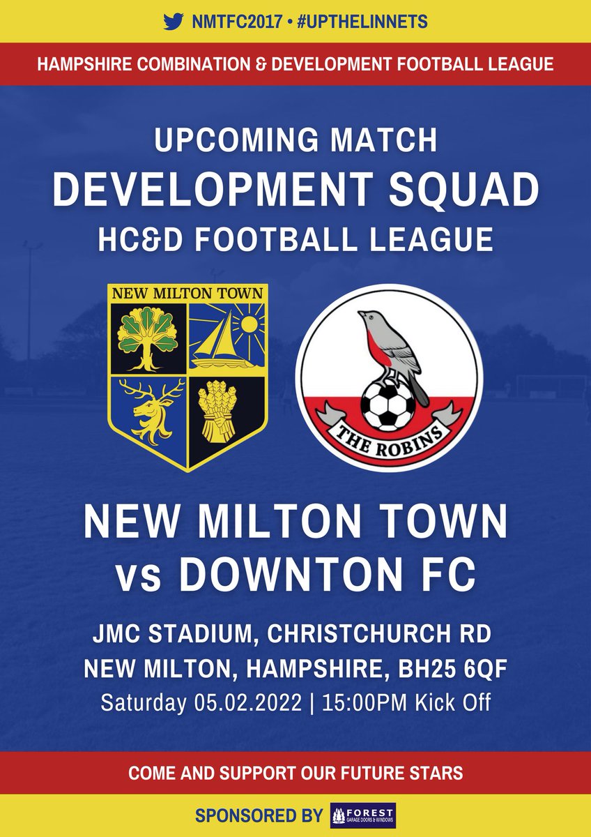 Coming up tomorrow 👇🏼
@nls_wessex Firsts v <a href="/FleetSpurs/">Fleet Spurs</a> 
@wyverncombfl Development v <a href="/DowntonFC/">Downton FC</a>
🔴🔵 #UpTheLinnets 
<a href="/TurnerpaulUK1/">Paul Turner</a> <a href="/Markhay57285390/">Mark haynes</a> <a href="/AaronScott24/">Aaron Scott</a> <a href="/ElliottPE17/">elliott luca pe</a> <a href="/AshBooker86/">AshBooker86</a> <a href="/CharlieTurner30/">Charlie Turner</a> <a href="/markclemo7/">mark clements</a> <a href="/scottdsmith20/">Scott Smith</a> <a href="/Harrymorgan1996/">Harry Morgan</a> <a href="/HarveyMckirdy/">Harvey Mckirdy</a> <a href="/ArtByKwamz/">Kwamz🇬🇭</a>