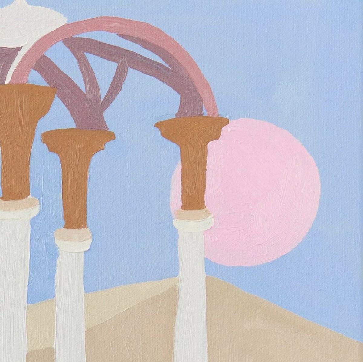 thisisvarshaa's tweet photo. Desert Castle by Charlie Bennell
that’s it. that’s the tweet 
#art #artwork #niftbtalkies https://t.co/k4zX850HIS