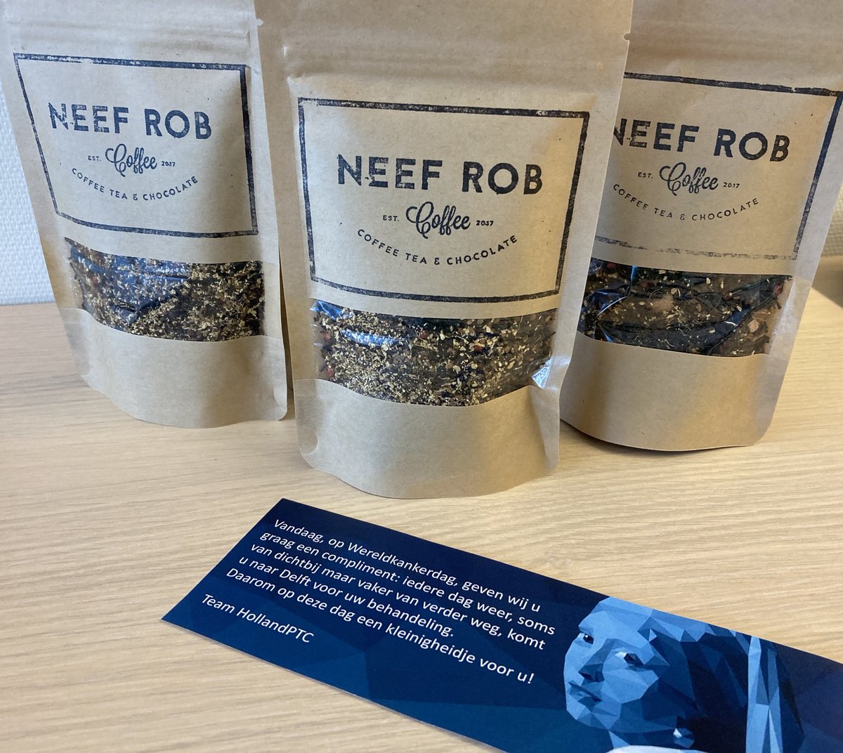 Een klein cadeautje voor onze patiënten op #Wereldkankerdag. Dank Neef Rob voor de leuke samenwerking ook dit jaar.

#protonentherapie #kanker