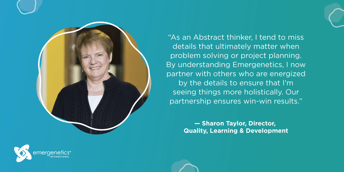 Join us in congratulating Sharon Taylor on 13 years at Emergenetics! She describes how her knowledge of the Profile and people’s preferences impact her success. Share how Emergenetics supports your work by commenting below. #PeopleofEmergenetics #skillbuilding
