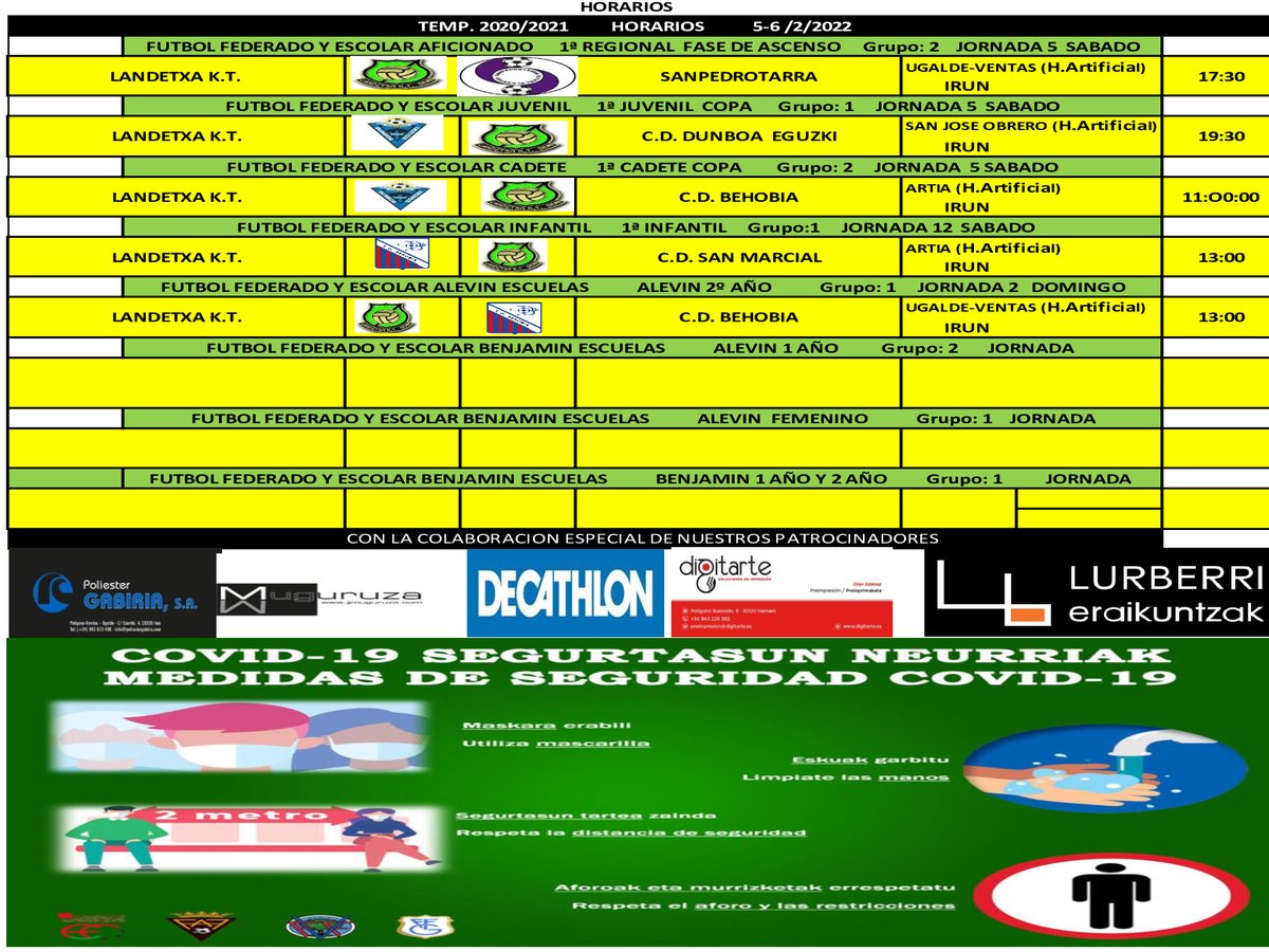 CARTELERA 5-6/02/2022