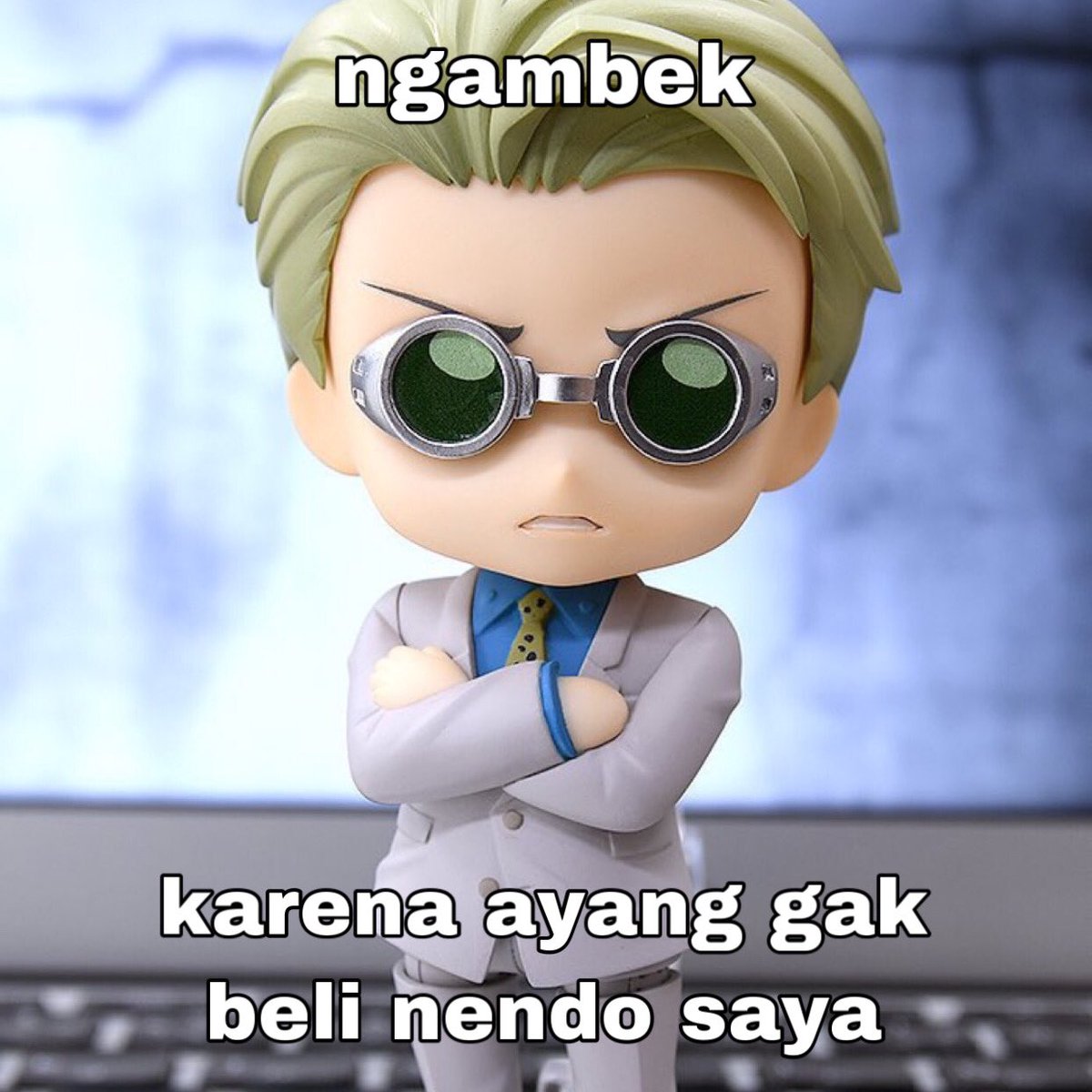 TOJISWOMAN's tweet photo. badut banget katanya mau beli 3 nendo nanami tapi kelupaan terus skrng waktu inget udh sold out 😔😔 https://t.co/f9CZLrMQVq