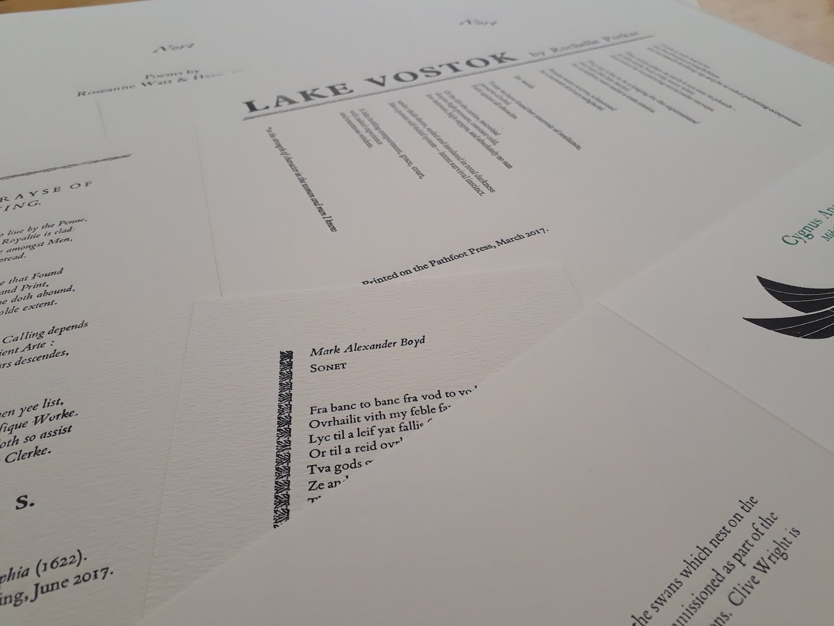 We're not dead yet!  (Our director @ScotsAntiquary is just very bad at handling social media without any interns).  The press is moving rooms in Pathfoot and will reopen later this month!  #letterpress