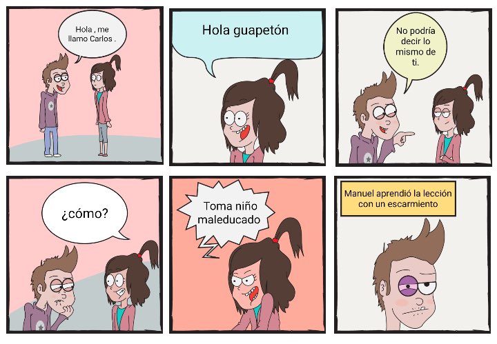Actividad motivadora que desarrolla la expresión escrita : Trabajando el cómic en primero de ESO utilizando las TIC, #PLC