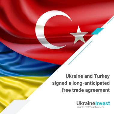 Ukraine and Turkey signed a long-anticipated FTA: ukraineinvest.gov.ua/news/03-02-22/