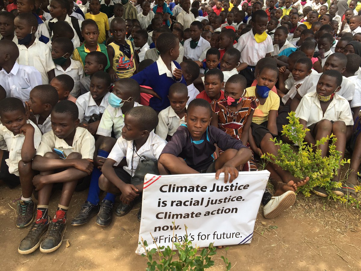 Climate justice is racial justice climate action now #PlanetOverProfit #UprootTheSystem #FridaysForFuture @vanessa_vash @GretaThunberg