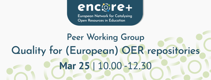 icde_org's tweet image. 👋 𝗪𝗘 𝗡𝗘𝗘𝗗 𝗬𝗢𝗨!

👥 We invite European OER repositories to take part in a thematic Peer Working Group between March and July 2022.

🙋 Are you interested in joining? Read more below, and don't forget to apply before 6 February!

👉 encoreproject.eu/event/invitati…

#EncorePlus
