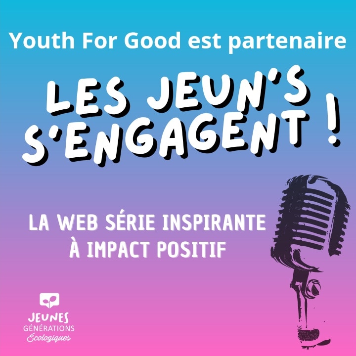 YouthForGoodFR's tweet photo. On est super fier d'être partenaire de la web série les jeun's s'engagent de l'association @jgeasso par Jonas, notre ambassadeur et speaker

Le but ? Partager des idées et projets à impact positif entre jeunes ✨

rdv ce samedi 5 février à 15h en live ! https://t.co/NhvCdMeTKl