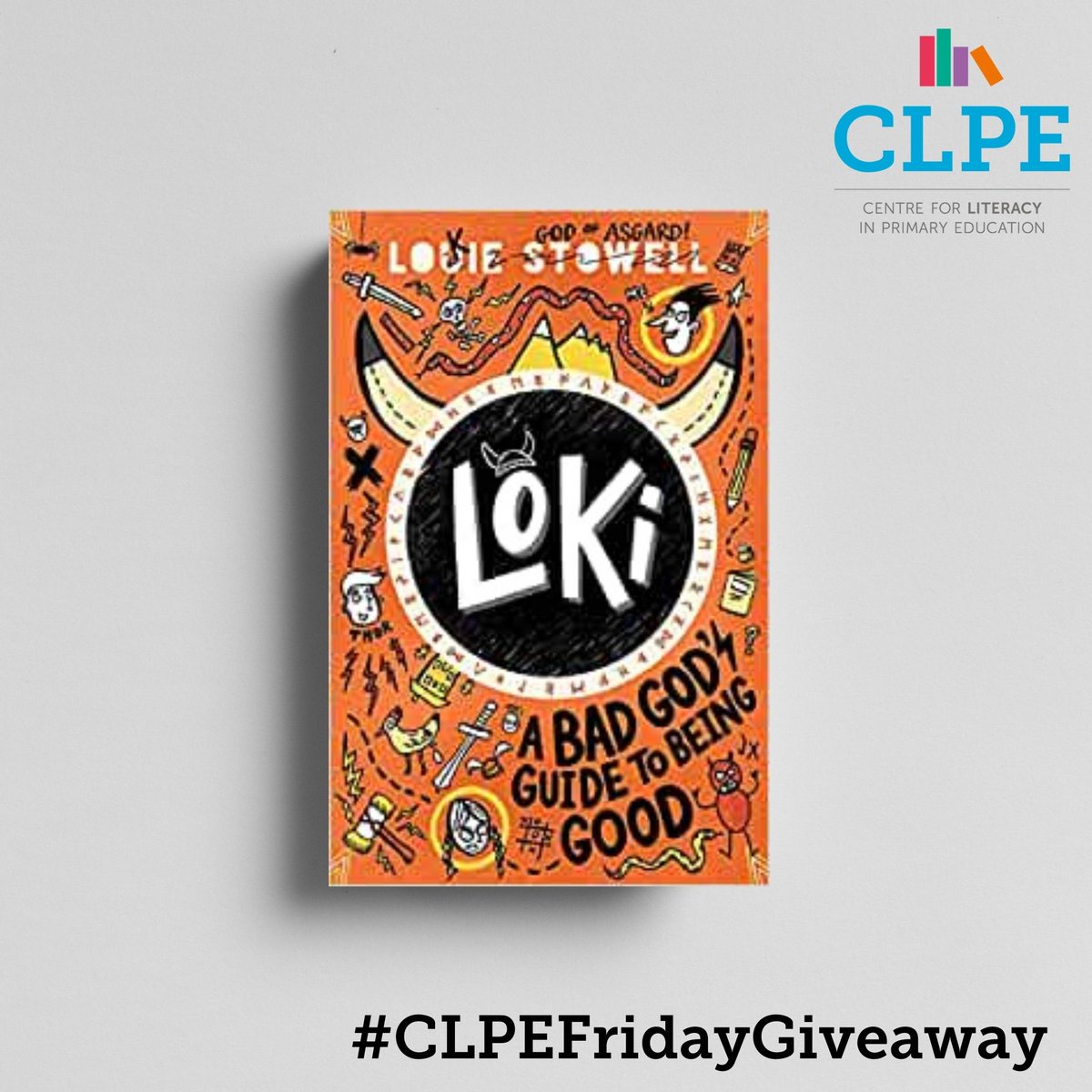 clpe1's tweet photo. For your chance to win our a copy of the brilliantly funny Loki: A Bad God's Guide to Being Good by Louie Stowell in our #CLPEFridayGiveaway simply quote this tweet with a 🌩️

T&amp;C's apply. Good luck! https://t.co/eesd3QDHSl