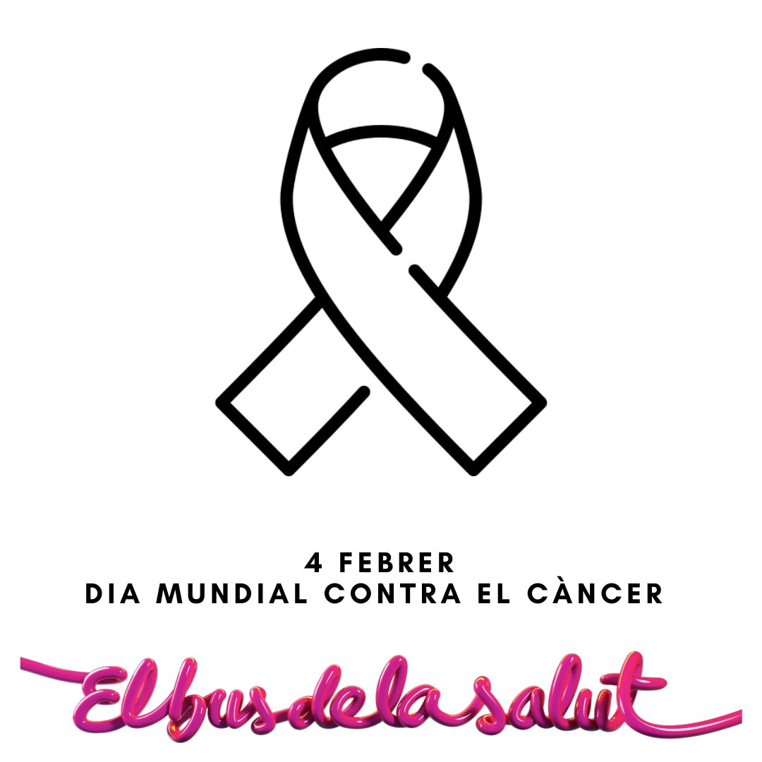 📆 4 febrer
Dia Mundial contra el #Càncer

➡️ L'objectiu d'aquesta celebració és sensibilitzar la població mundial sobre el càncer, amb una incidència especial en l'àmbit de la prevenció.