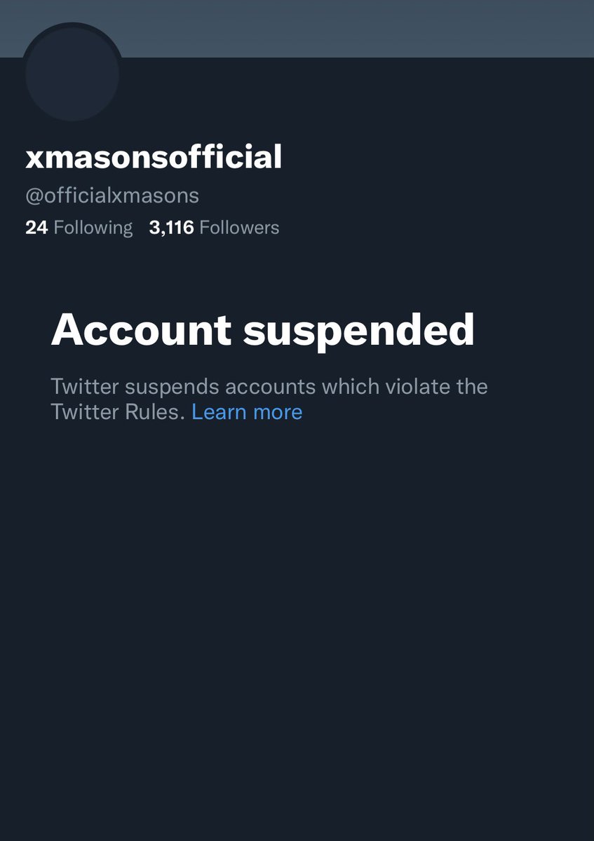 XummerDrop's tweet photo. ⚠️The @officialxmasons twitter page for the #XMasons Community has been suspended once again.
Please check below for xmasons' statement regarding this matter. Stay tuned for further information. https://t.co/U9oFdzr6R1