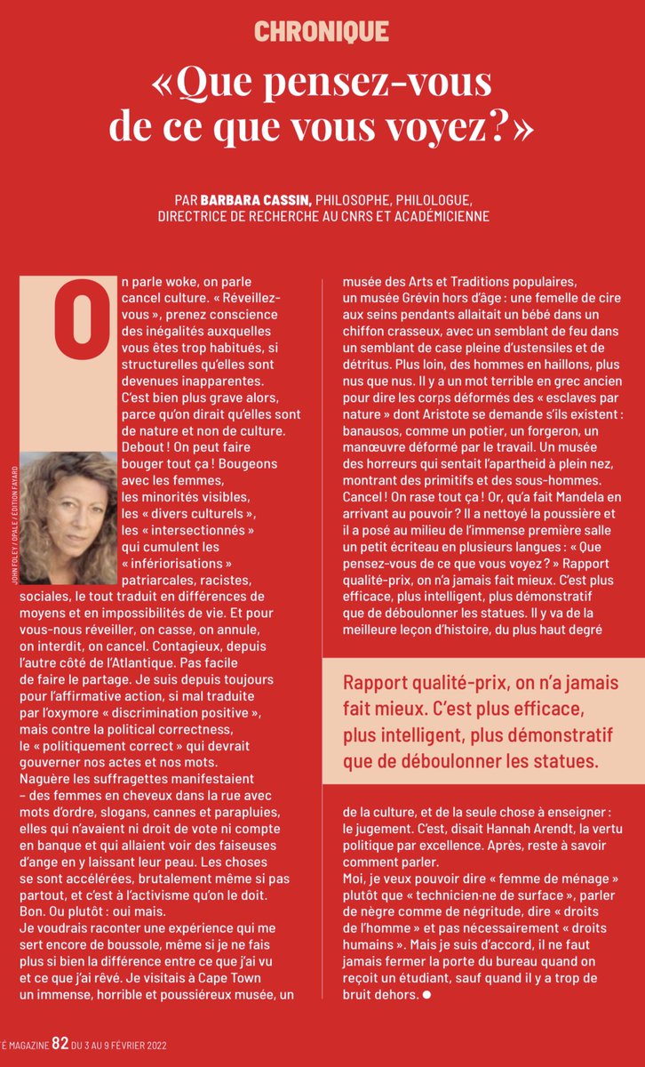 philozoom's tweet photo. Barbara Cassin rejoint la team #philoblanquer 😅
#CancelCulture
#Philosophie https://t.co/bbo19lo2Mk