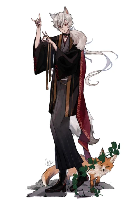 #KuzuArt 
🦊🦊～ 