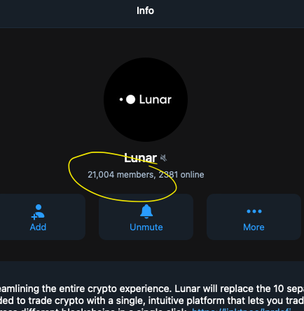 LNRDaily's tweet photo. 🚨👀Didn't we just celebrate @lnrdefi 20k Telegram members not too long ago?!🤔 Well...we just passed 21k Members now (within 24 hours)!!😎 AMAZING GROWTH! 💪Welcome new holders to the $LNR family!! 🚀🚀🌙 

👉Join us: https://t.co/N31LYB3Hbl

#lunardefi #LNR #cryptocurrency #BSC https://t.co/dE2QvAAEEK