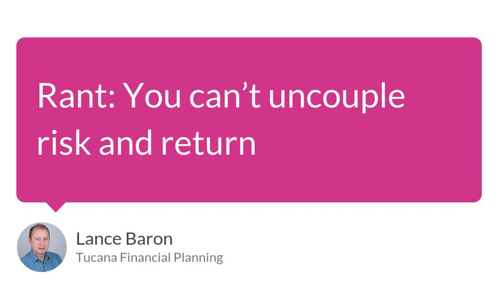 Unfortunately, it's impossible to both have your cake AND eat it.

Read more 👉 lttr.ai/sd04

#evidenceinvesting #PromisedHighReturns #FinancialPlanner