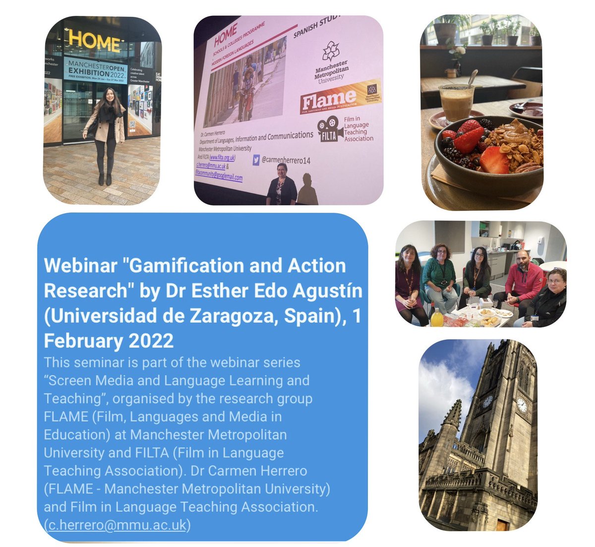 Esther Edo Agustín (@estheredoagus) on Twitter photo Lovely and enriching experience in Manchester 🇬🇧 Your hospitality was absolutely breathtaking, thank you so much for inviting me to stay in the warmth of your home and department <a href="/CarmenHerrero14/">Dr Carmen Herrero</a> <a href="/FILTA_Community/">FILTA</a> <a href="/FLAMEresearch/">FLAME Research MMU</a> Lovely and enriching experience in Manchester 🇬🇧 Your hospitality was absolutely breathtaking, thank you so much for inviting me to stay in the warmth of your home and department <a href="/CarmenHerrero14/">Dr Carmen Herrero</a> <a href="/FILTA_Community/">FILTA</a> <a href="/FLAMEresearch/">FLAME Research MMU</a>