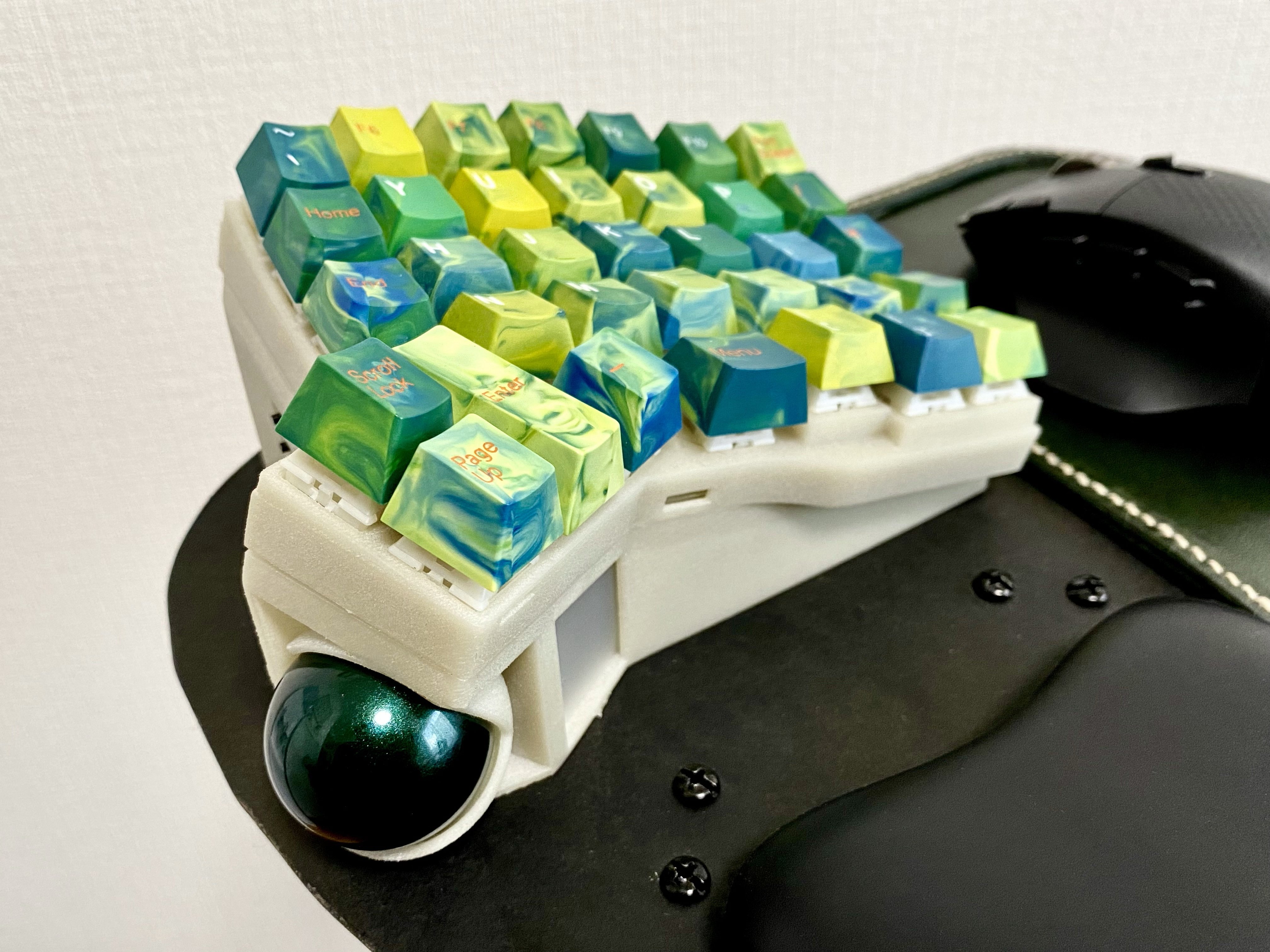 ゾウリムシ様向けのKeyball61ケース、トラックボールケースのセット ゾウリムシ様向けのKeyball61ケース、トラックボールケースのセット