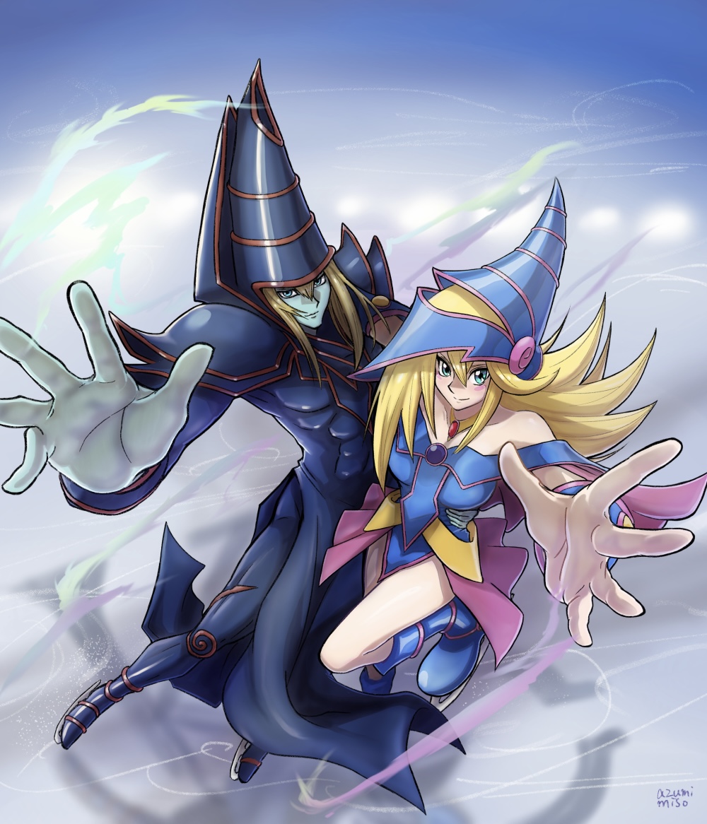 「もしブラマジ師弟がフィギュアスケートにペアで出たら」という妄想を描きました。
ペアの演技は迫力とコンビネーションがあって圧倒されますね。
#フィギュアスケート　#遊戯王 #yugioh #fanart #ブラックマジシャンガール https://t.co/jzbIz7Xxx8