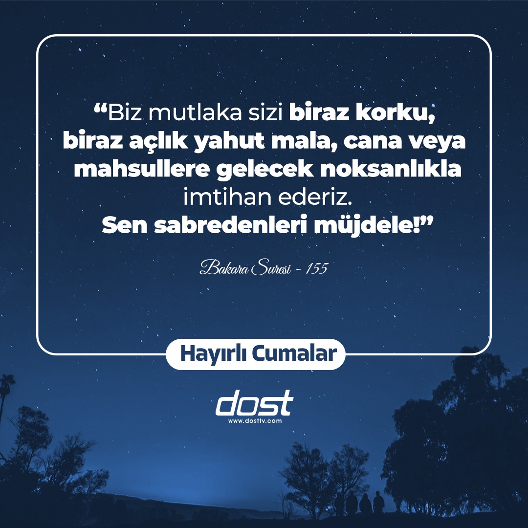 Hayırlı Cumalar
#Cuma 
#dostradyotv