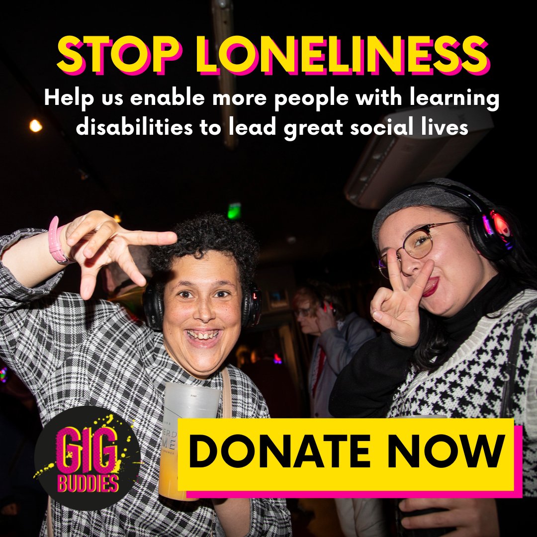 Support us to help stop loneliness for people with #LearningDisabilities - donate to #GigBuddies and/or volunteer to join in the fun paypal.com/donate/?cmd=_s…