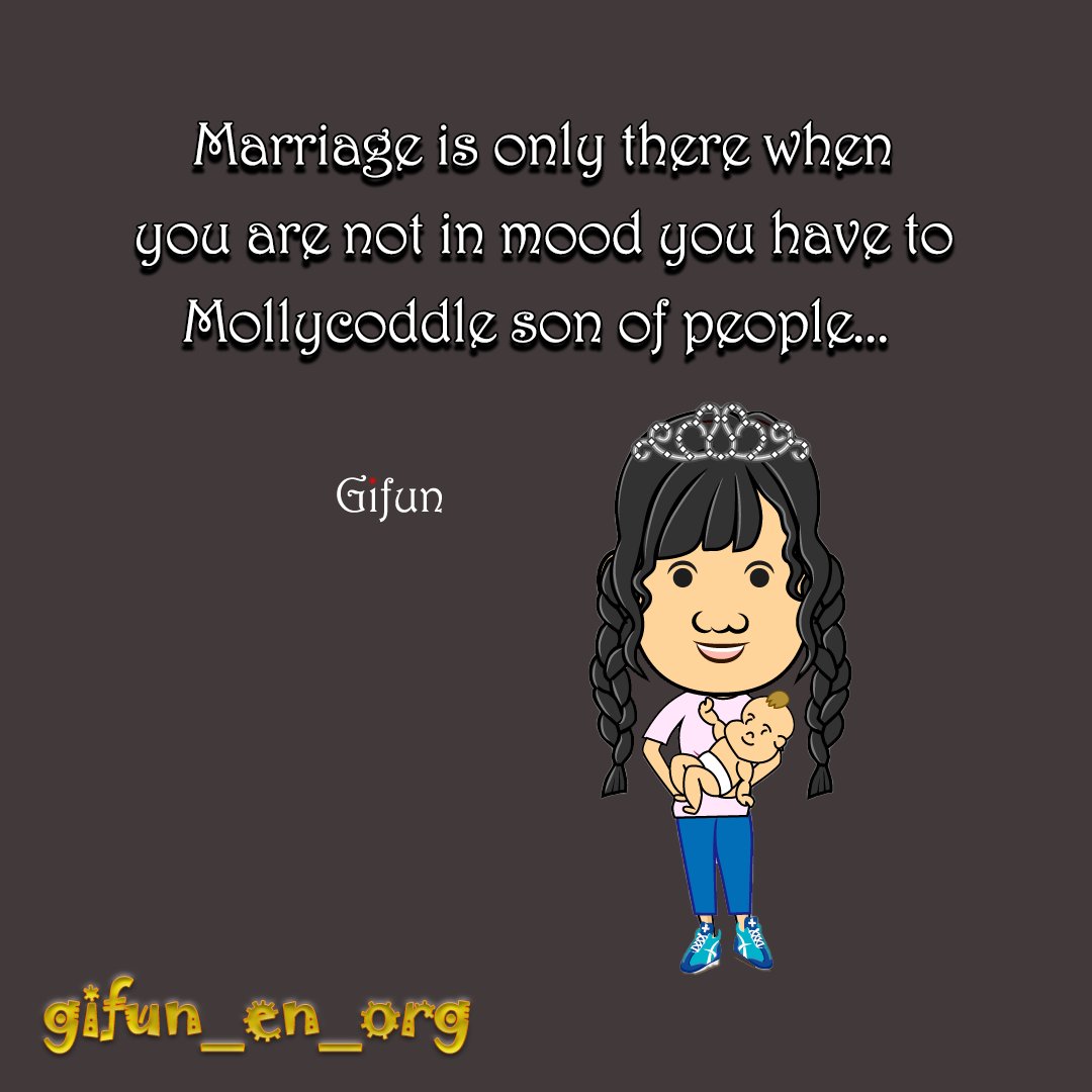 GifunEn's tweet photo. Do you still want to married?😂
#MarriageHumor https://t.co/l8dyRBZDJW