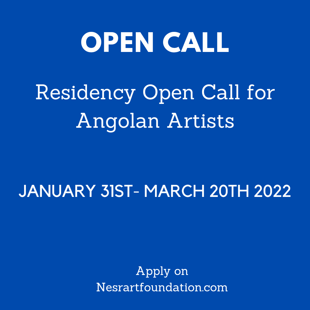 The Nesr Art Foundation invites emerging artists based in Angola to apply for the upcoming editions of the Foundation's residency program.

The upcoming sessions will take place in May and September 2022.

Applications deadline: March 20, 2022

#nesrartfoundation #opencall