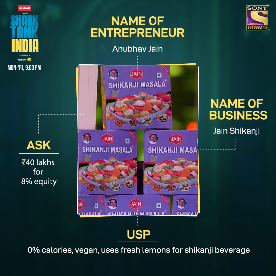 SonyTV's tweet photo. #Woloo, #JainShikanji and #Elcare are the FINAL pitches of the Season! Who will get their dream investment today? Tune in to #SharkTankIndia Finale, tonight at 9 PM, only on Sony TV! https://t.co/SFHmoQQwHD