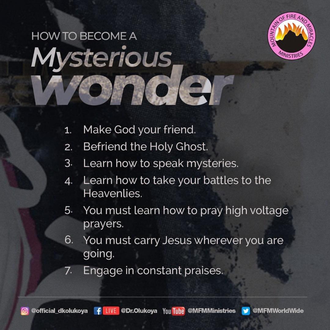 REAL_DKOLUKOYA's tweet photo. How to become a mysterious wonder.
#DKOmessages https://t.co/XYbG4xC4Pn