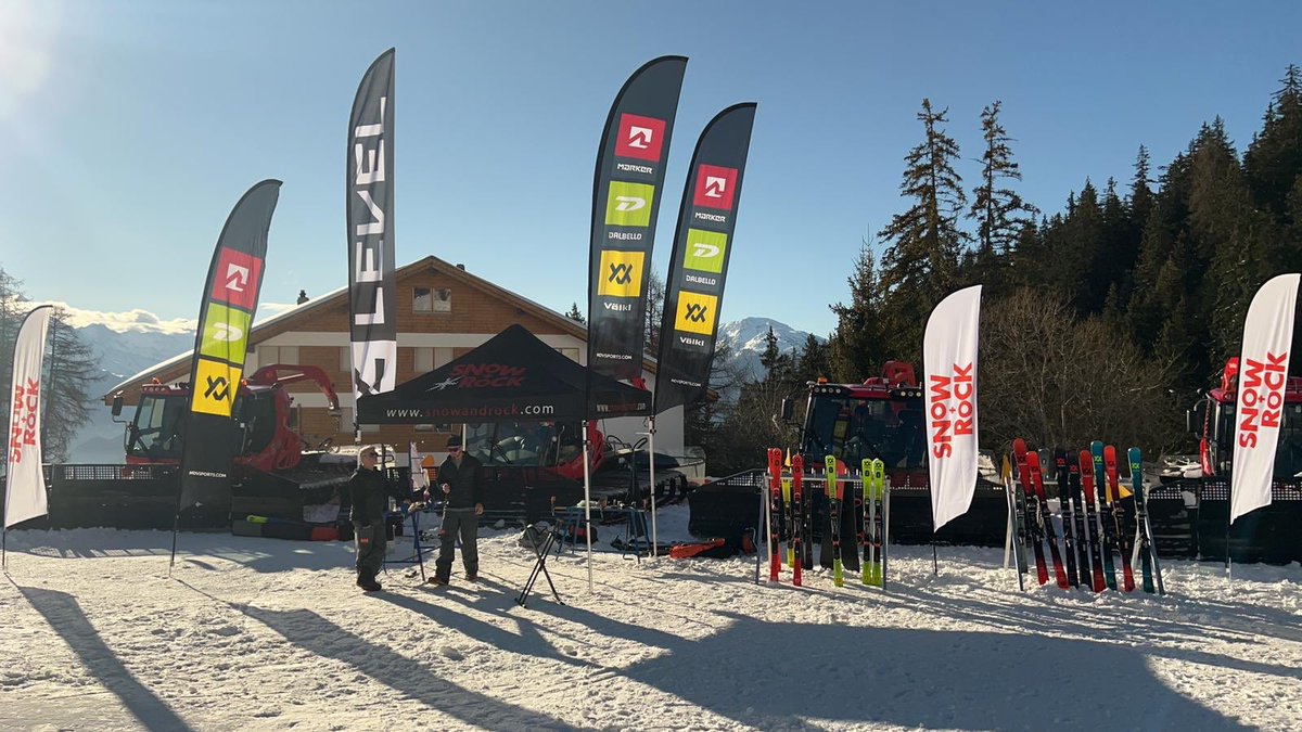 Good morning from The City Ski Championships in <a href="/cransmontana/">Crans-Montana</a> 🎿☀️ 

#SnowAndRock #Skiing #Snowsports