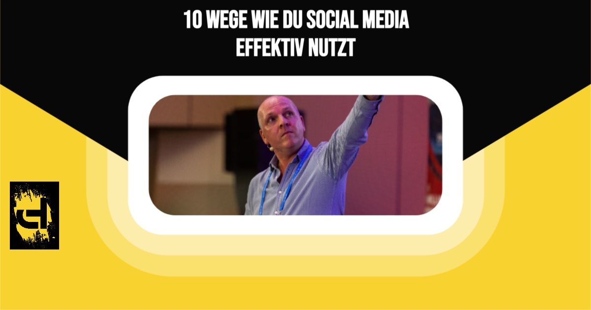 💥 10 Wege wie du Social Media effektiv nutzt 💥
👉 Den ausführlichen Artikel findest du hier >>
bit.ly/3G6Inr0